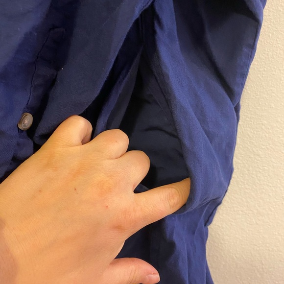 Universal thread navy blue shirt dress - Picture 5 of 6